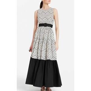 La Double J Sleeveless Big Dress Solid Ivory in Cotton Sangallo size XL